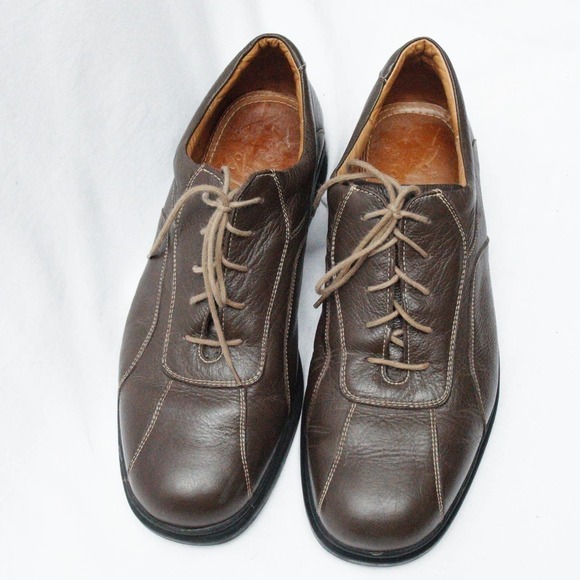 SANDRO Moscoloni Comfort Walk Air Action Brown Lace-up Shoes - Picture 1 of 8